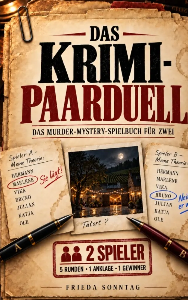 Cover: 9783913224008 | Das Krimi-Paarduell: Das Murder-Mystery-Spielbuch für zwei -...