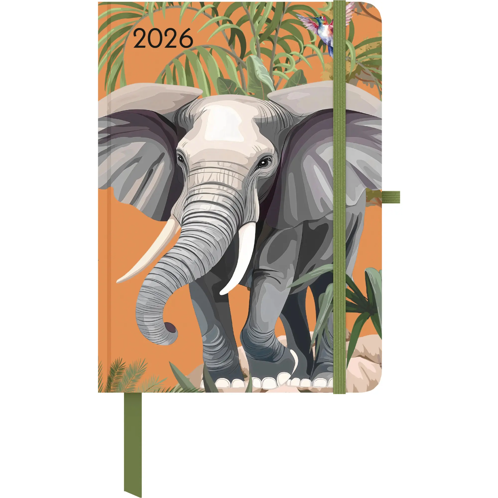 Cover: 4069095004108 | GreenLine Diary Jungle 2026 - Buchkalender - Taschenkalender - 16x22