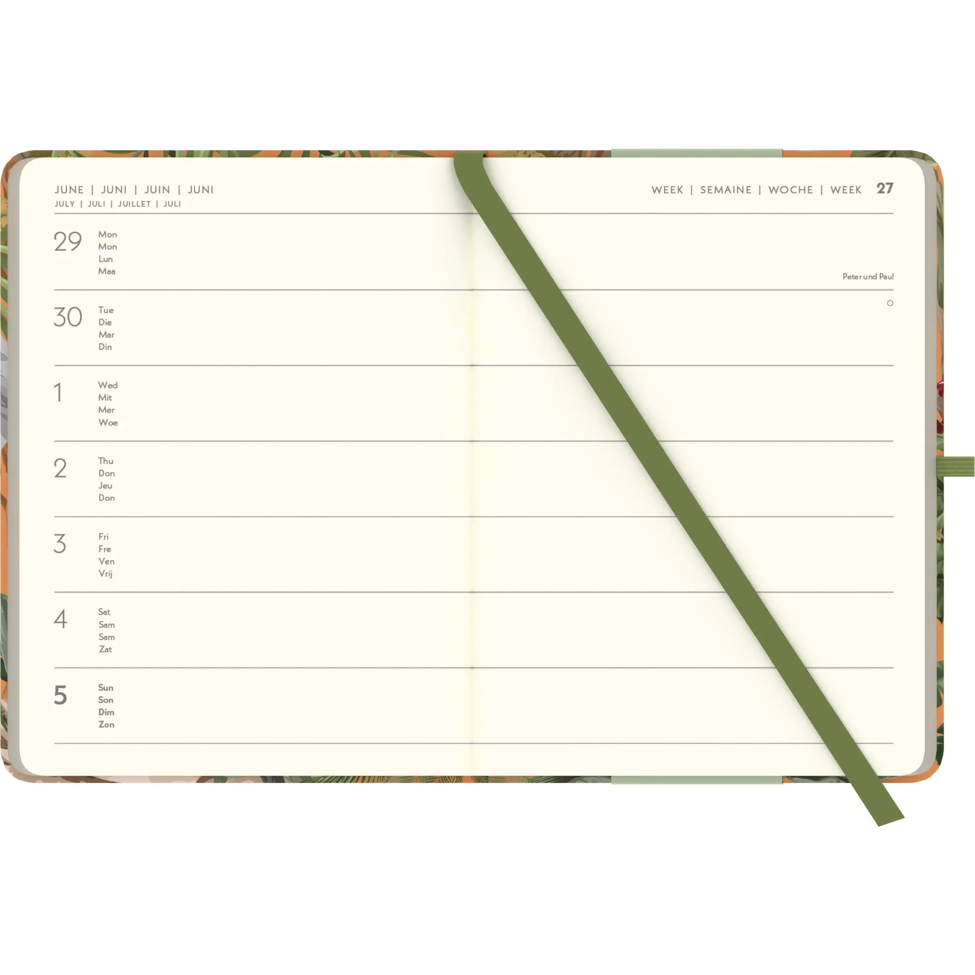 Bild: 4069095004108 | GreenLine Diary Jungle 2026 - Buchkalender - Taschenkalender - 16x22