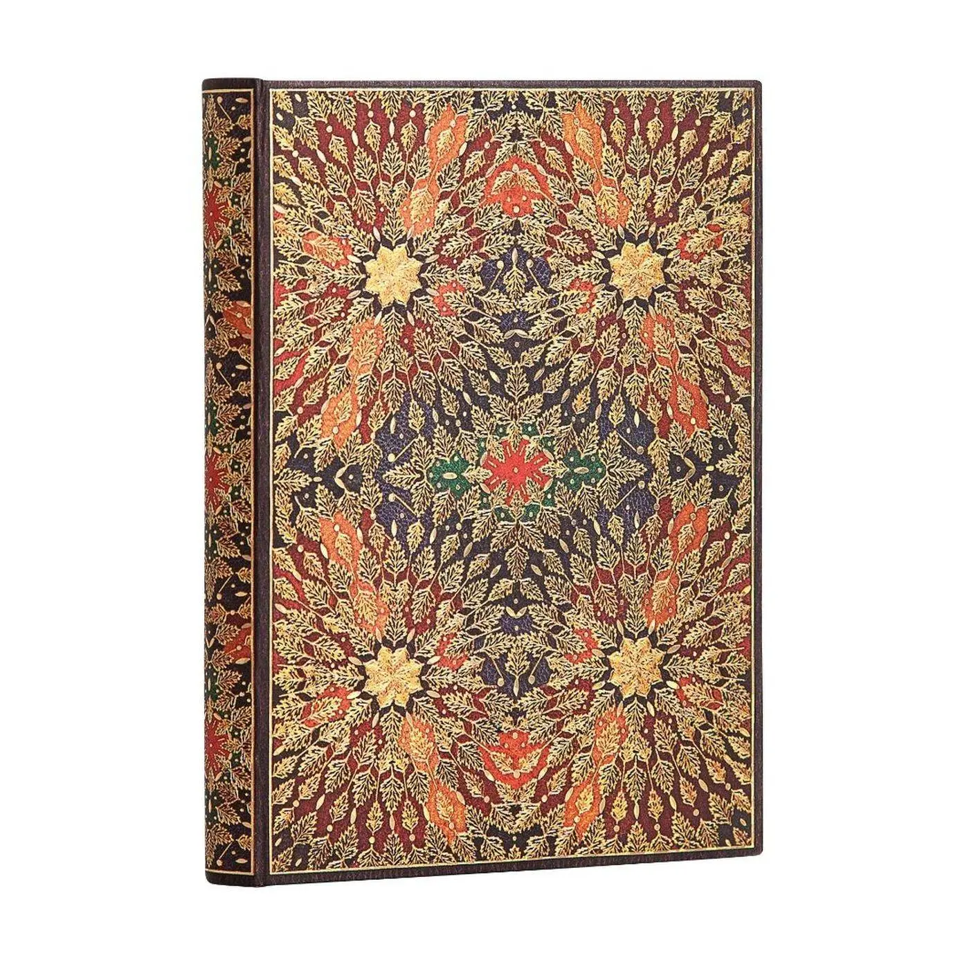 Cover: 9781439754108 | Fire Flowers Midi Lined Hardcover Journal (Elastic Band Closure)