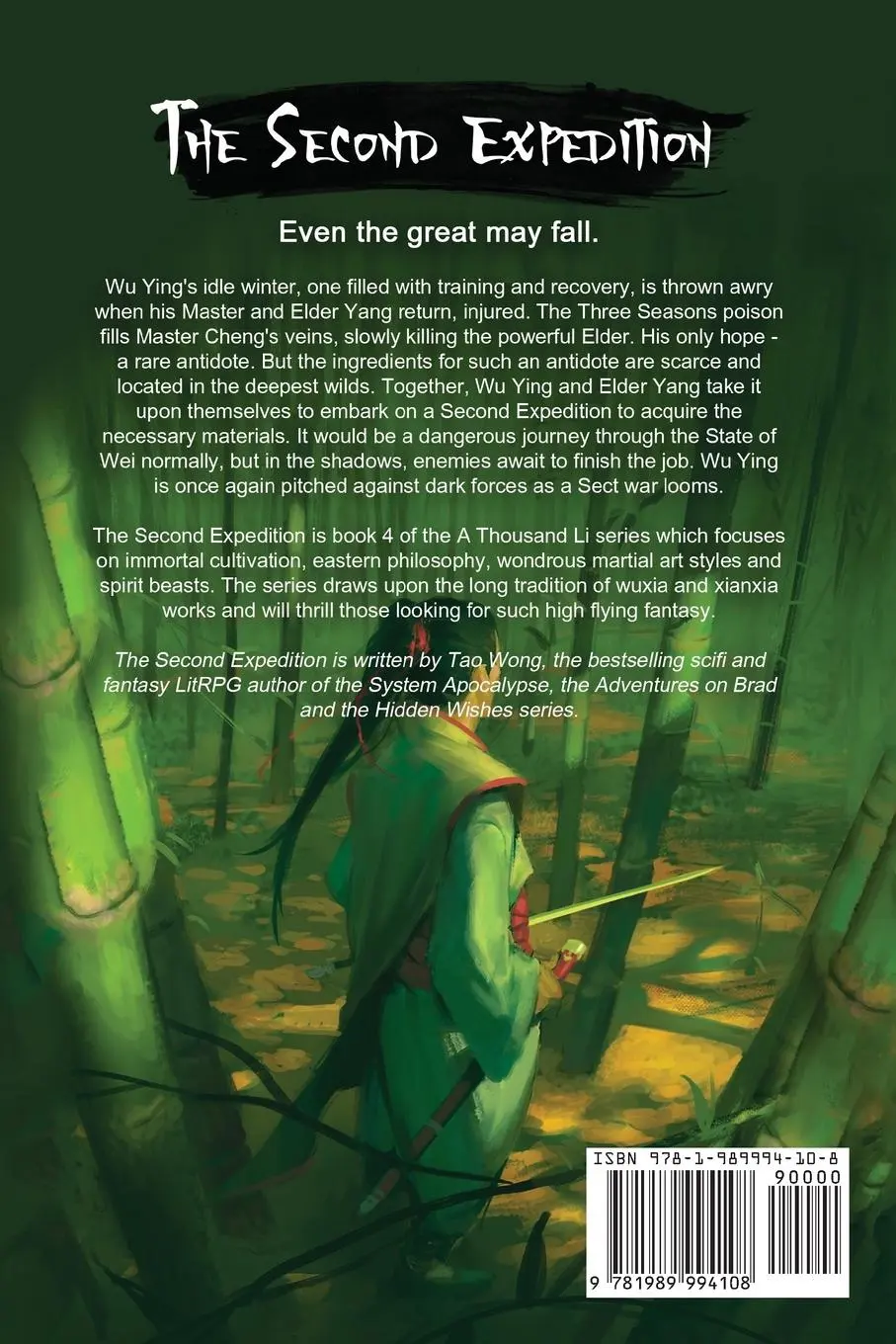 Rückseite: 9781989994108 | A Thousand Li | Book 4 of A Thousand Li | Tao Wong | Taschenbuch