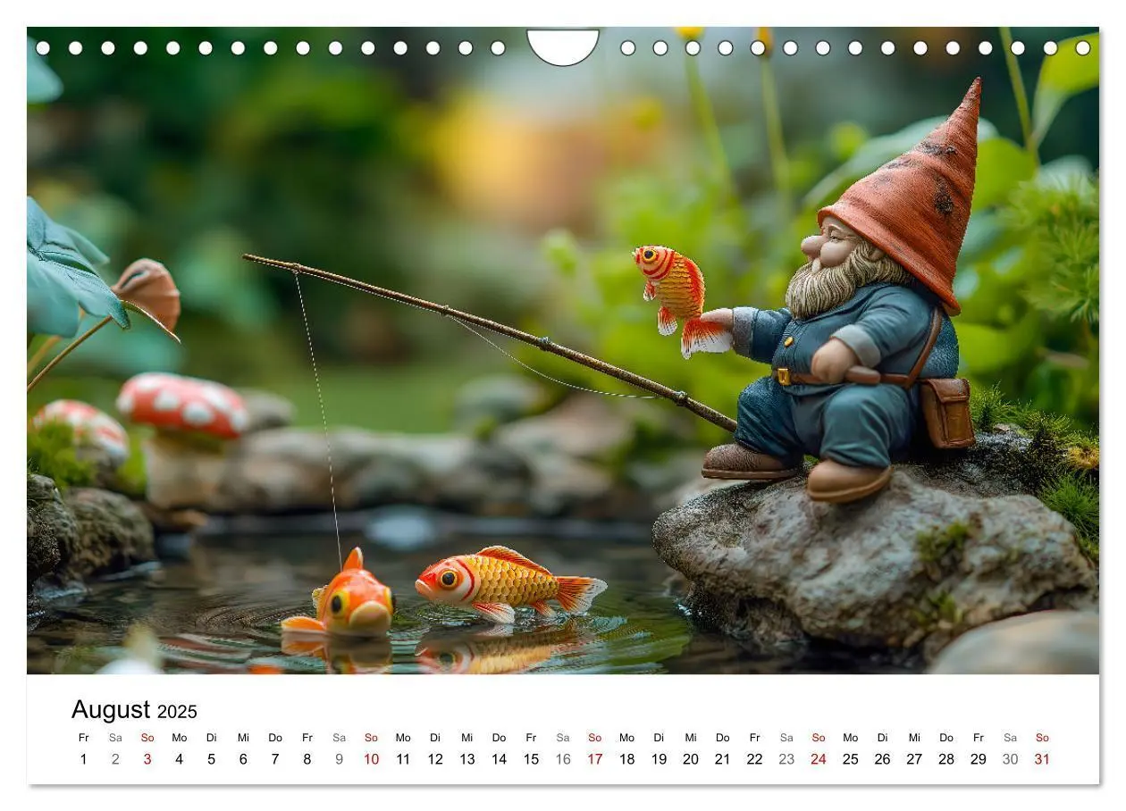 Bild: 9783457204108 | Berufe der Gartenzwerge (Wandkalender 2025 DIN A4 quer), CALVENDO...