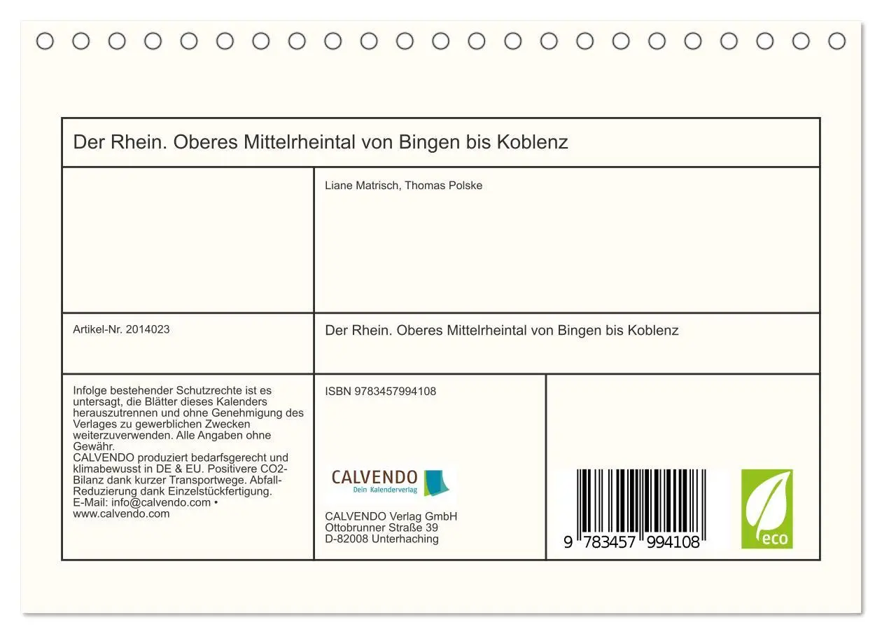 Bild: 9783457994108 | Der Rhein. Oberes Mittelrheintal von Bingen bis Koblenz...