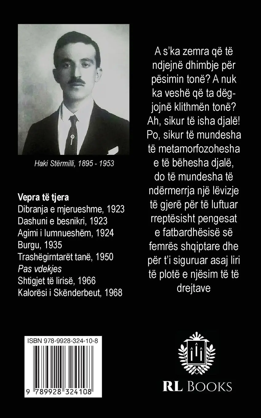 Rückseite: 9789928324108 | Sikur të isha djalë | Haki Stërmilli | Taschenbuch | Albanisch | 2020