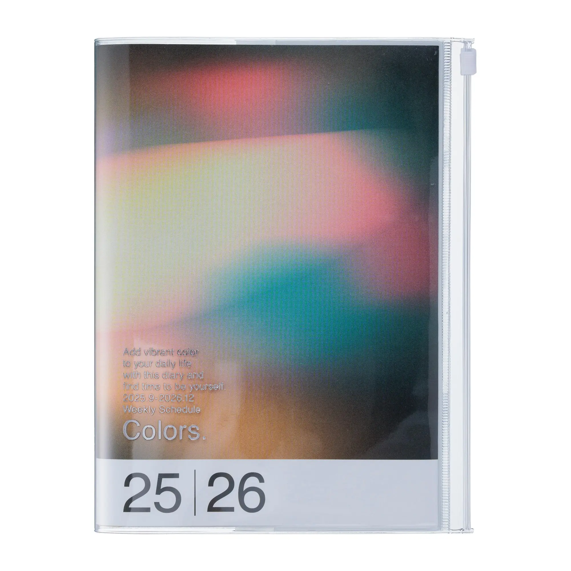 Cover: 4550045144208 | MARK'S 2025/26 Taschenkalender, A5 Gradient // Black | MARK'S Inc.