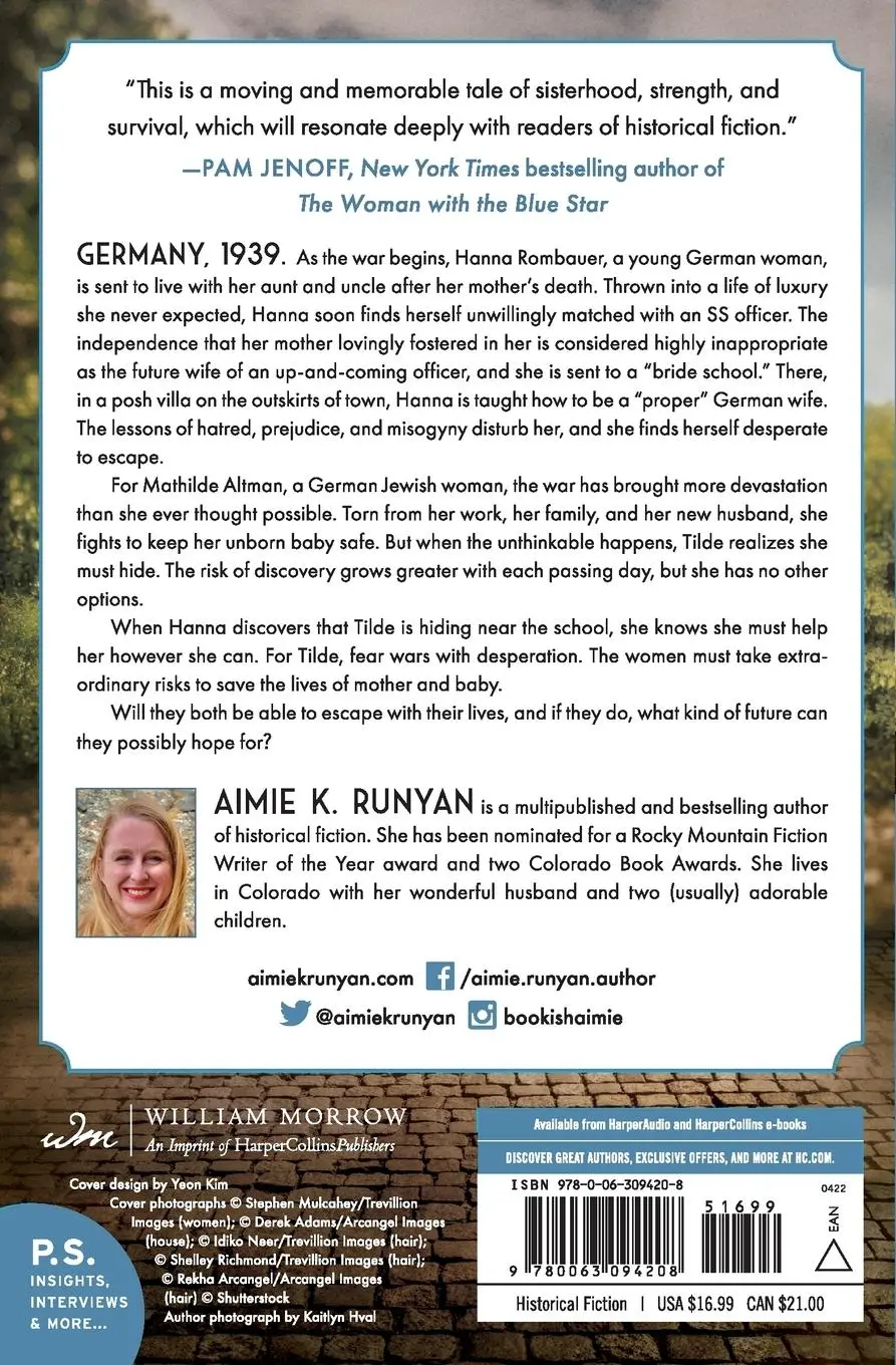 Rückseite: 9780063094208 | School for German Brides, The | Aimie K. Runyan | Taschenbuch | 384 S.