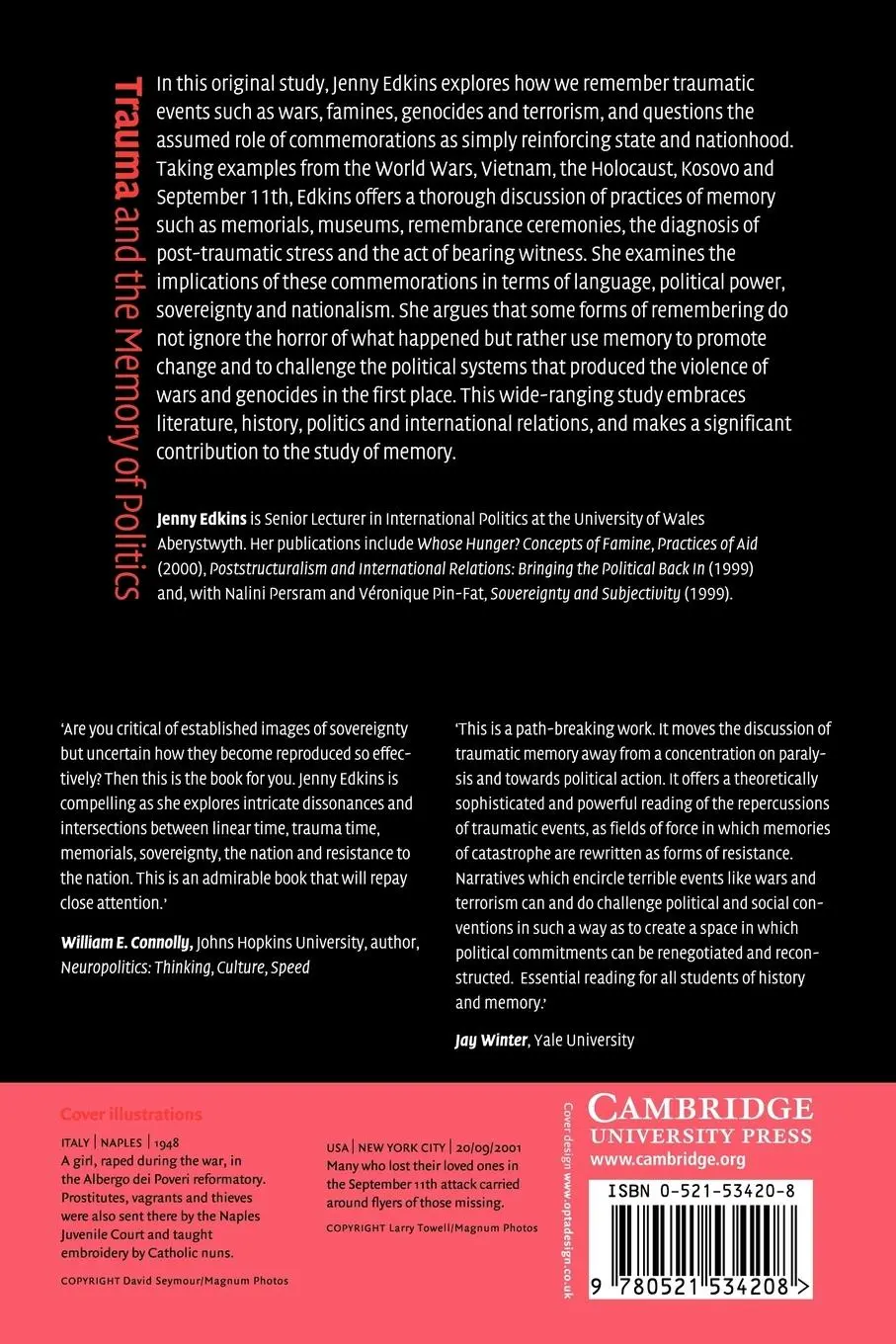Rückseite: 9780521534208 | Trauma and the Memory of Politics | Jenny Edkins (u. a.) | Taschenbuch