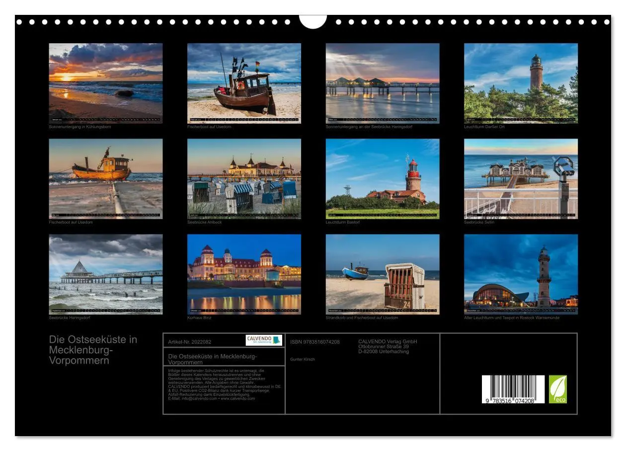 Bild: 9783516074208 | Die Ostseeküste in Mecklenburg-Vorpommern (Wandkalender 2026 DIN A3...