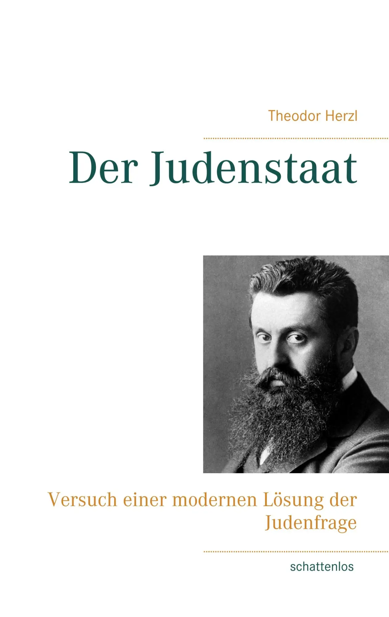 Cover: 9783741254208 | Der Judenstaat | Versuch einer modernen Lösung der Judenfrage | Herzl