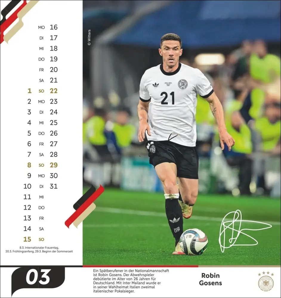 Bild: 9783756414208 | DFB Männer Postkartenkalender 2026 | Kalender | Spiralbindung | 2026