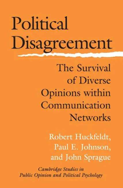 Cover: 9780521834308 | Political Disagreement | Robert Huckfeldt (u. a.) | Buch | Englisch
