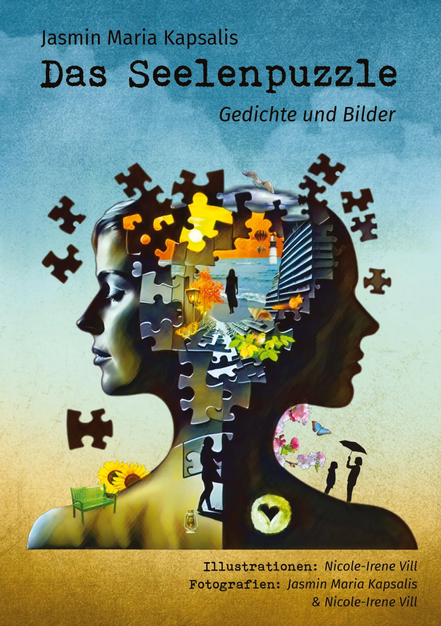 Cover: 9783384094308 | Das Seelenpuzzle | Gedichte und Bilder | Jasmin Maria Kapsalis | Buch