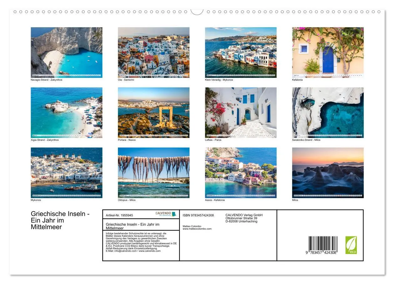 Bild: 9783457424308 | Griechische Inseln - Ein Jahr im Mittelmeer (hochwertiger Premium...