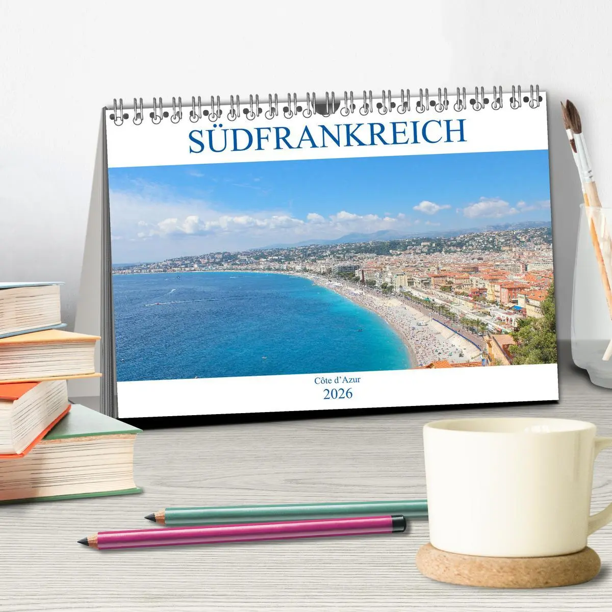 Bild: 9783457804308 | Südfrankreich - Côte d'Azur (Tischkalender 2026 DIN A5 quer),...