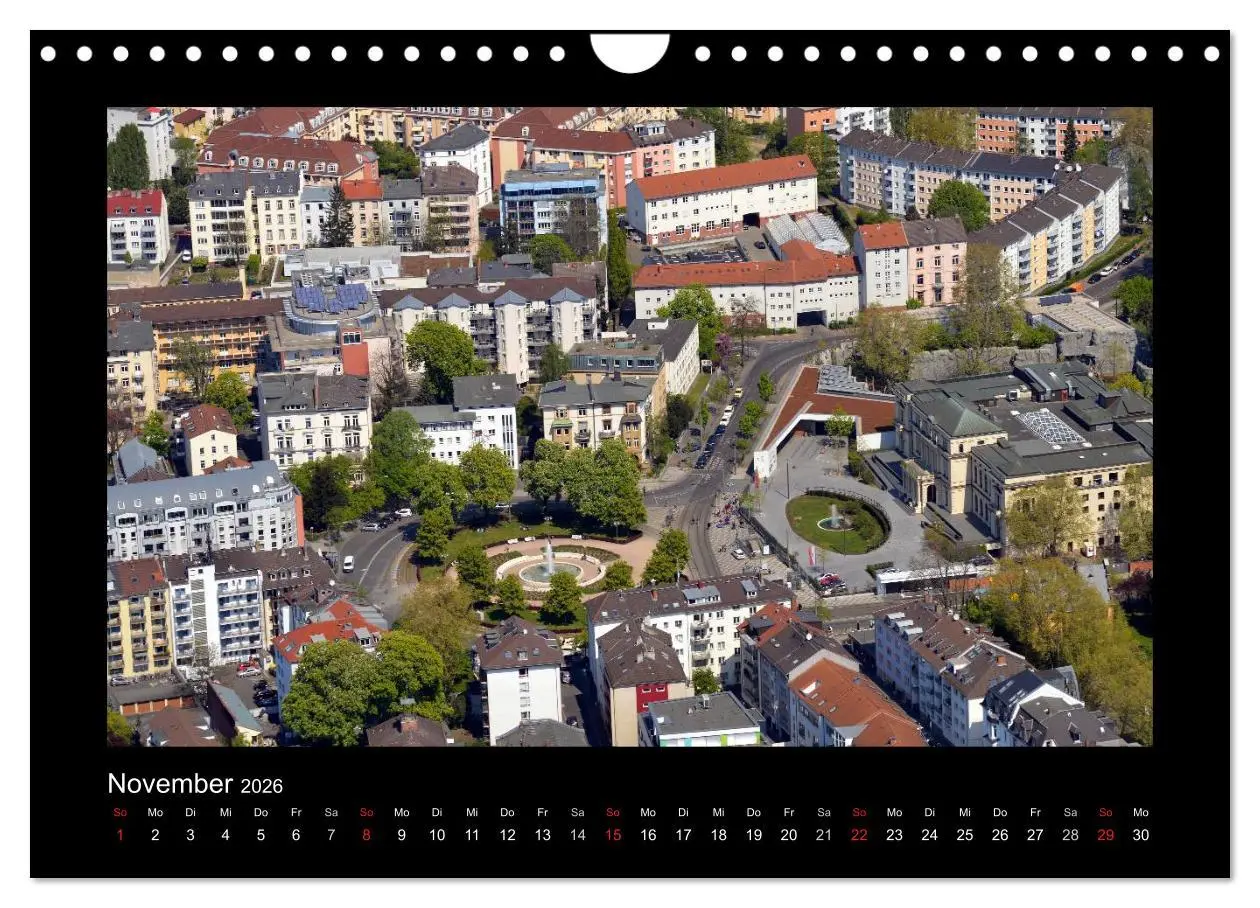 Bild: 9783457974308 | über den Dächern von FRANKFURT (Wandkalender 2026 DIN A4 quer),...