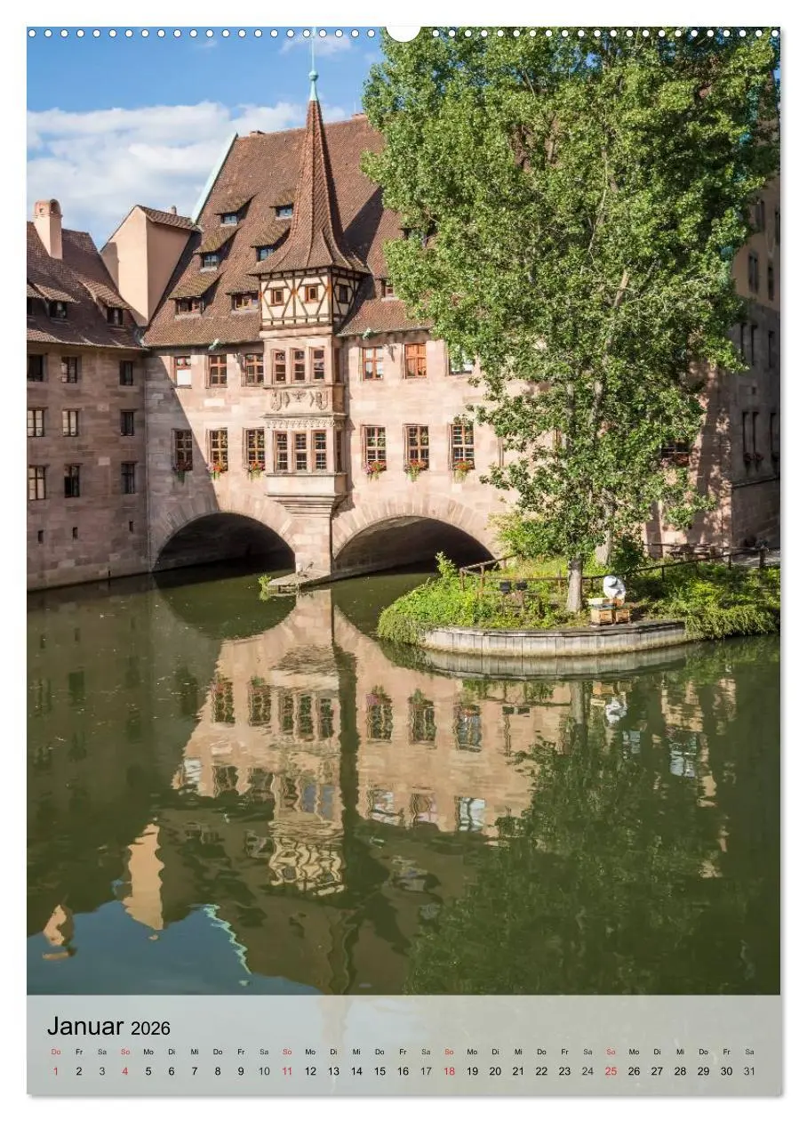 Bild: 9783516444308 | NÜRNBERG Charmante Altstadt (Wandkalender 2026 DIN A2 hoch),...
