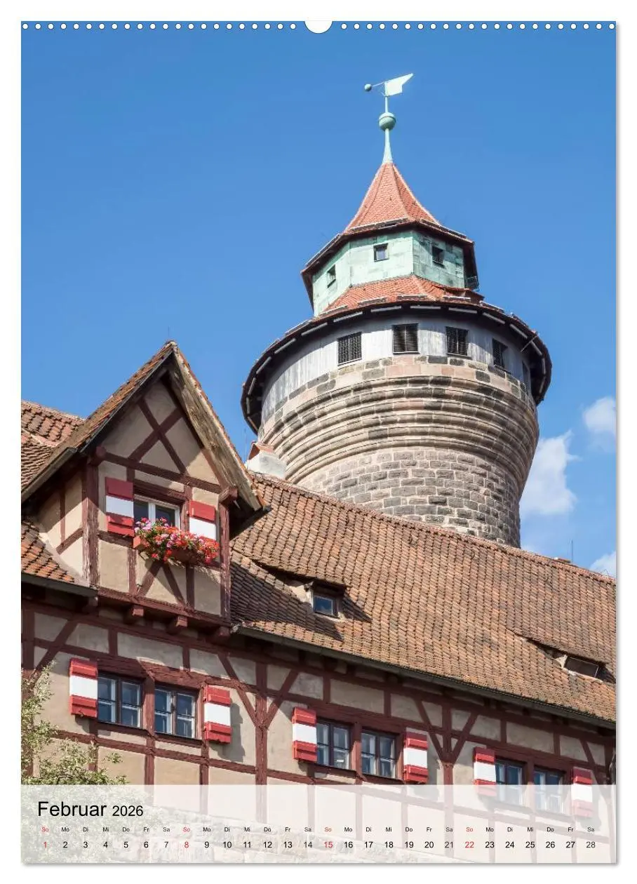 Bild: 9783516444308 | NÜRNBERG Charmante Altstadt (Wandkalender 2026 DIN A2 hoch),...