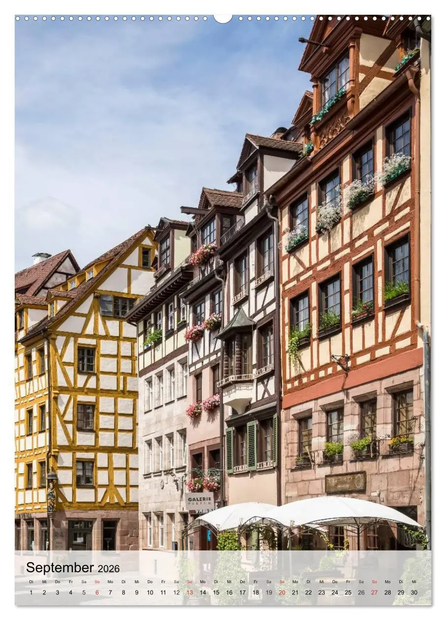 Bild: 9783516444308 | NÜRNBERG Charmante Altstadt (Wandkalender 2026 DIN A2 hoch),...