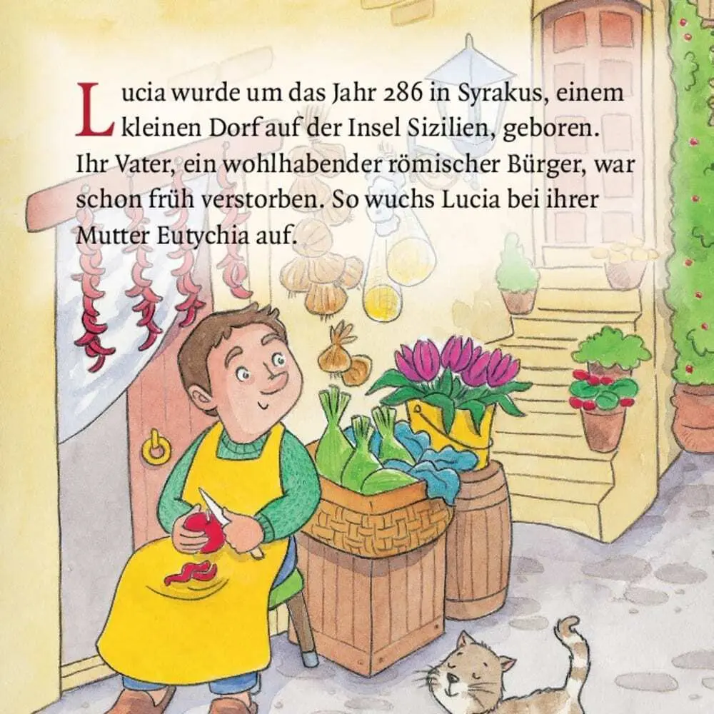 Bild: 9783769824308 | Die heilige Lucia und der Lichterkranz | Mini-Bilderbuch | Fastenmeier