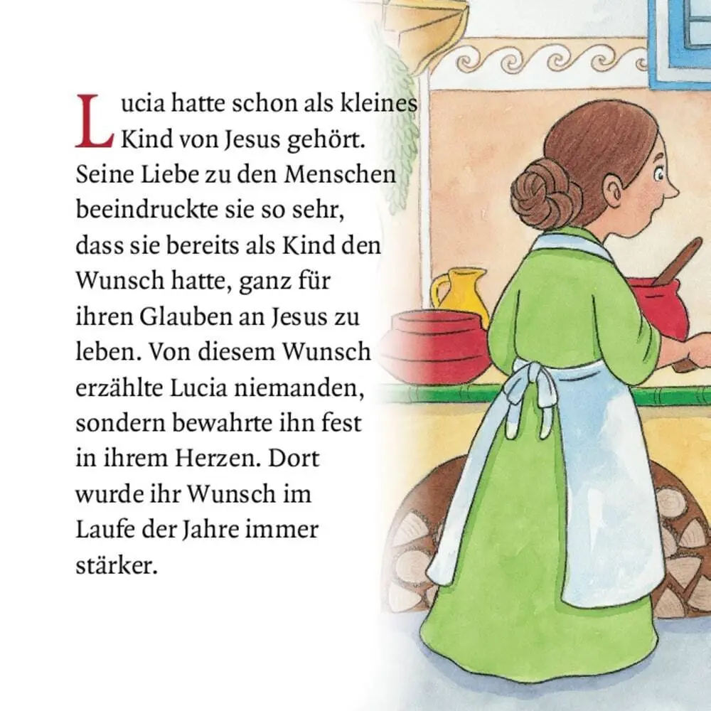 Bild: 9783769824308 | Die heilige Lucia und der Lichterkranz | Mini-Bilderbuch | Fastenmeier