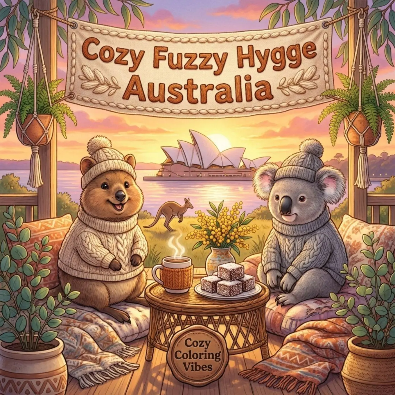 Cover: 9781965964408 | Cozy Fuzzy Hygge Australia | Cozy Coloring Vibes | Taschenbuch | 2026