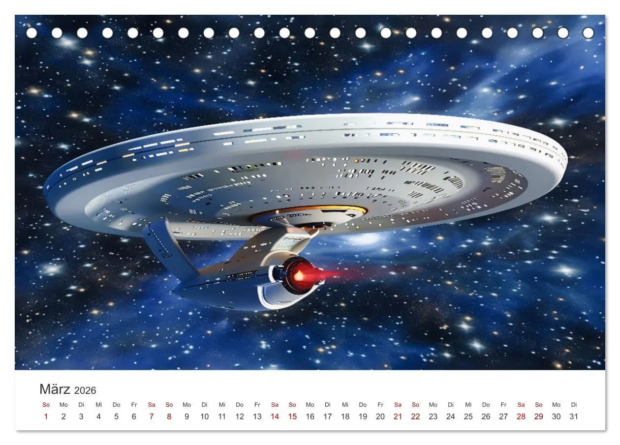 Bild: 9783457414408 | Sternenreisen - Ein kosmischer Kalender (Tischkalender 2026 DIN A5...