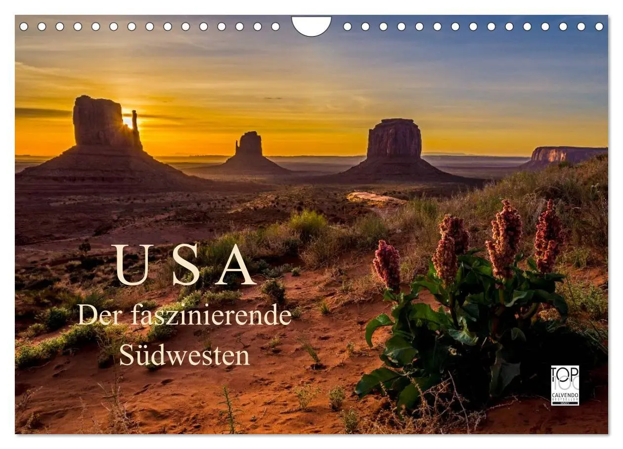 Cover: 9783516124408 | USA Der faszinierende Südwesten (Wandkalender 2026 DIN A4 quer),...