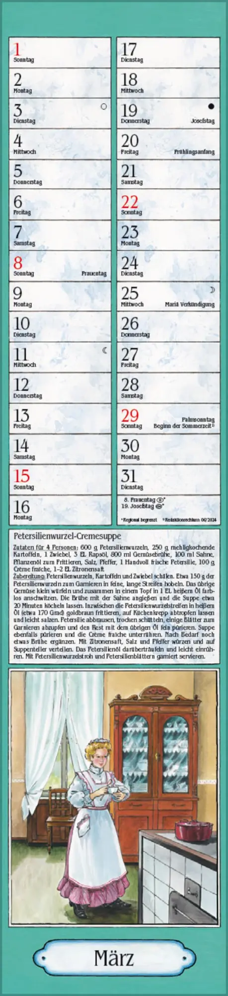 Bild: 9783731884408 | Aus Großmutters Küche Langplaner 2026 | Verlag Korsch | Kalender