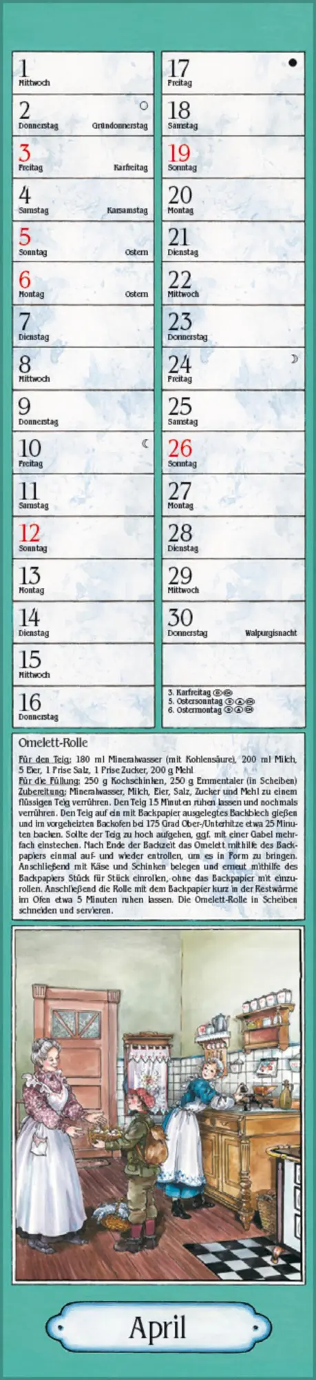 Bild: 9783731884408 | Aus Großmutters Küche Langplaner 2026 | Verlag Korsch | Kalender