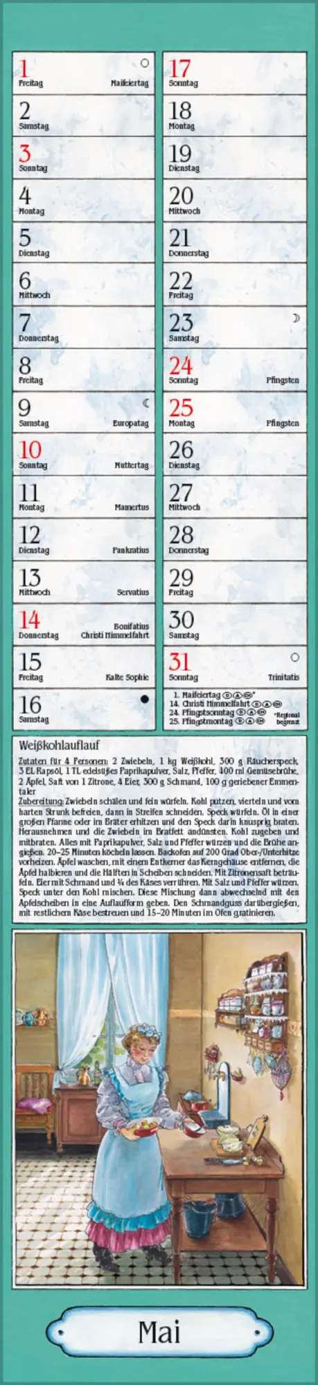 Bild: 9783731884408 | Aus Großmutters Küche Langplaner 2026 | Verlag Korsch | Kalender