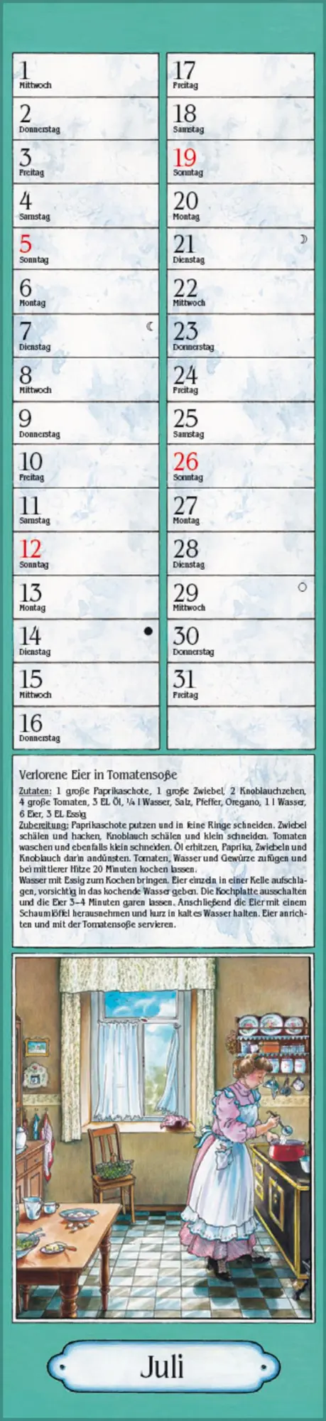 Bild: 9783731884408 | Aus Großmutters Küche Langplaner 2026 | Verlag Korsch | Kalender