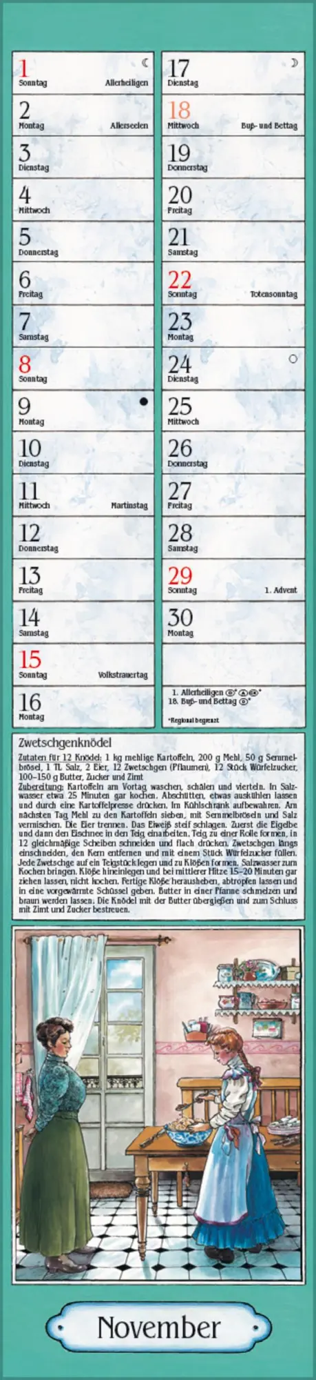 Bild: 9783731884408 | Aus Großmutters Küche Langplaner 2026 | Verlag Korsch | Kalender