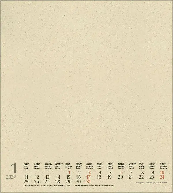 Bild: 9783819304408 | Foto-Malen-Basteln Bastelkalender Graspapier 2027 | Verlag Korsch
