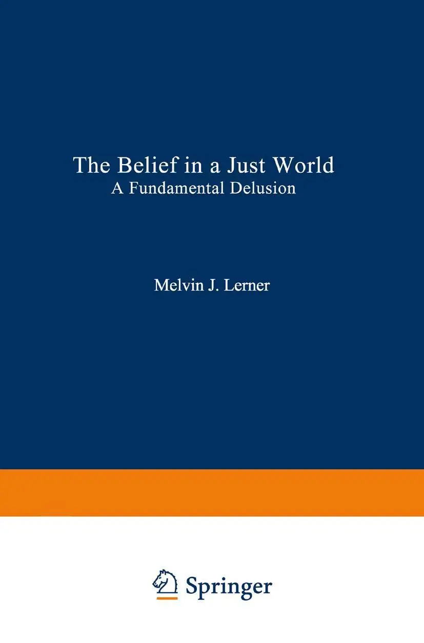 Cover: 9781489904508 | The Belief in a Just World | A Fundamental Delusion | Melvin Lerner