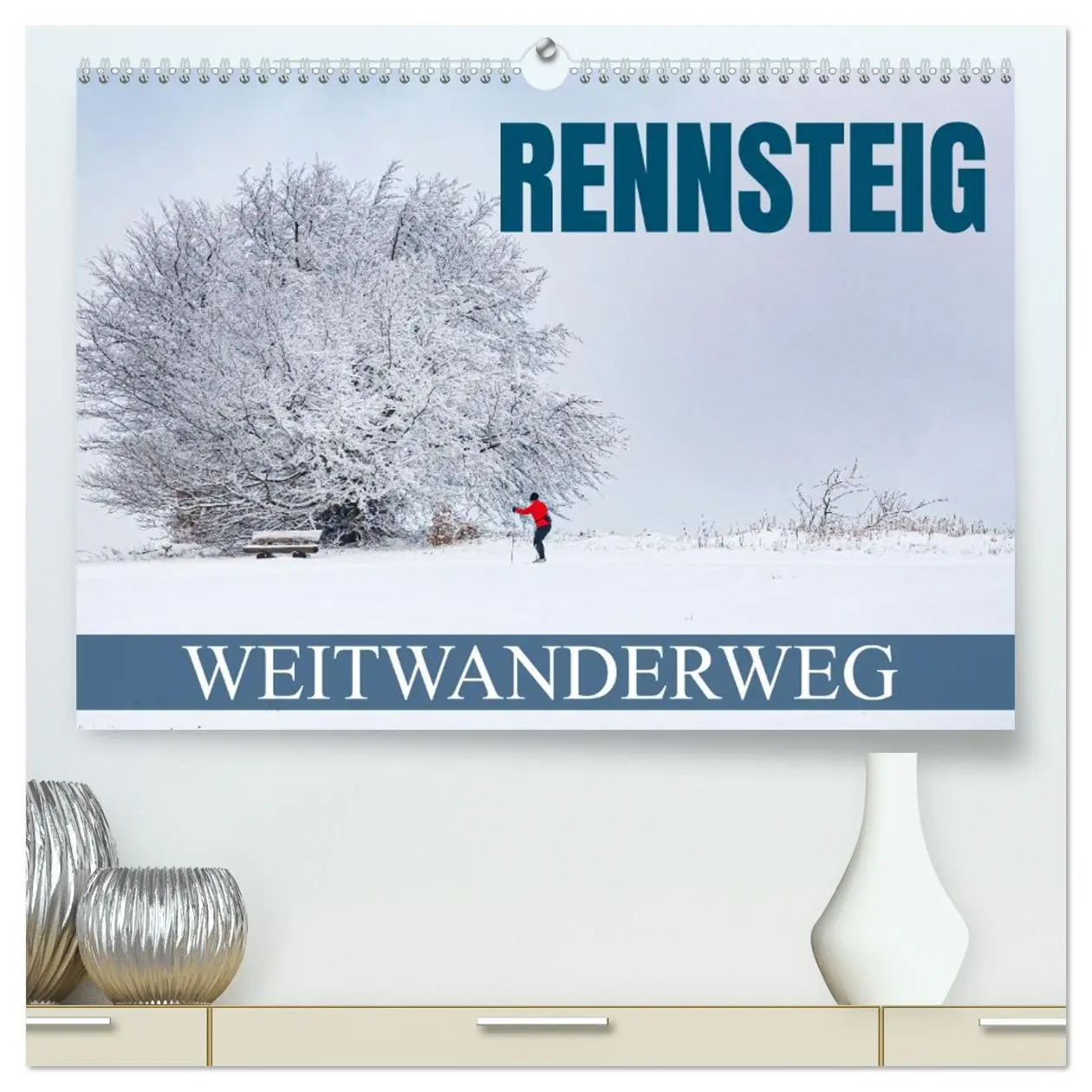Cover: 9783457404508 | Rennsteig - Weitwanderweg (hochwertiger Premium Wandkalender 2026...