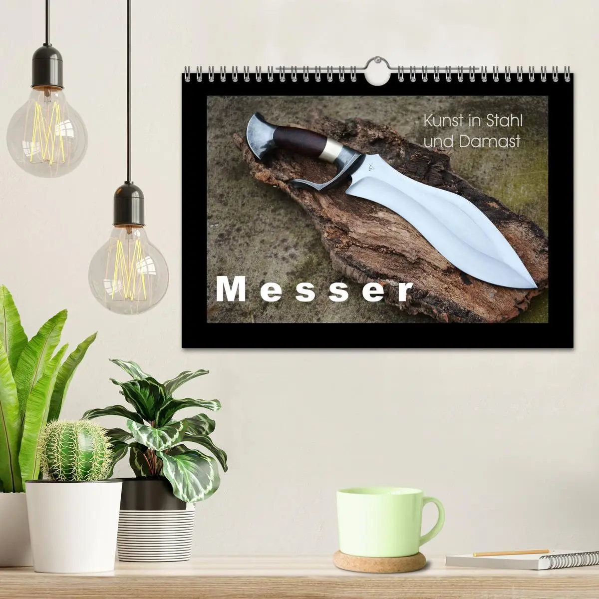 Bild: 9783457954508 | Kunst in Stahl und Damast - M e s s e r (Wandkalender 2026 DIN A4...