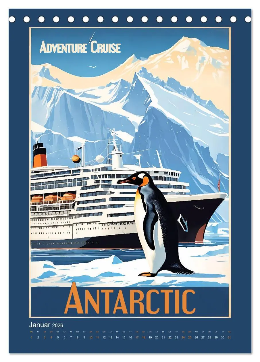 Bild: 9783516284508 | World Travel Poster - nostalgische Reise um die Welt (Tischkalender...