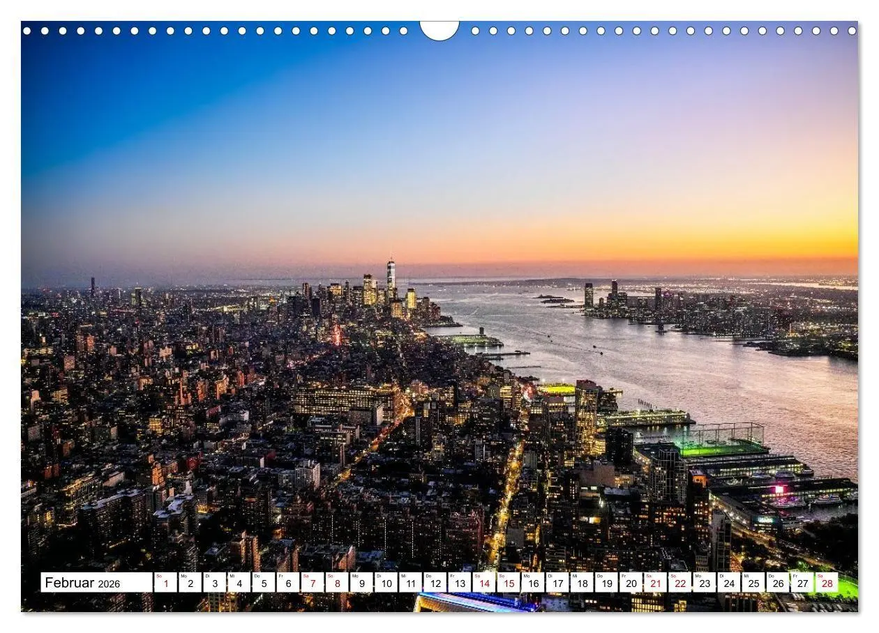 Bild: 9783516734508 | Wundervolles New York (Wandkalender 2026 DIN A3 quer), CALVENDO...