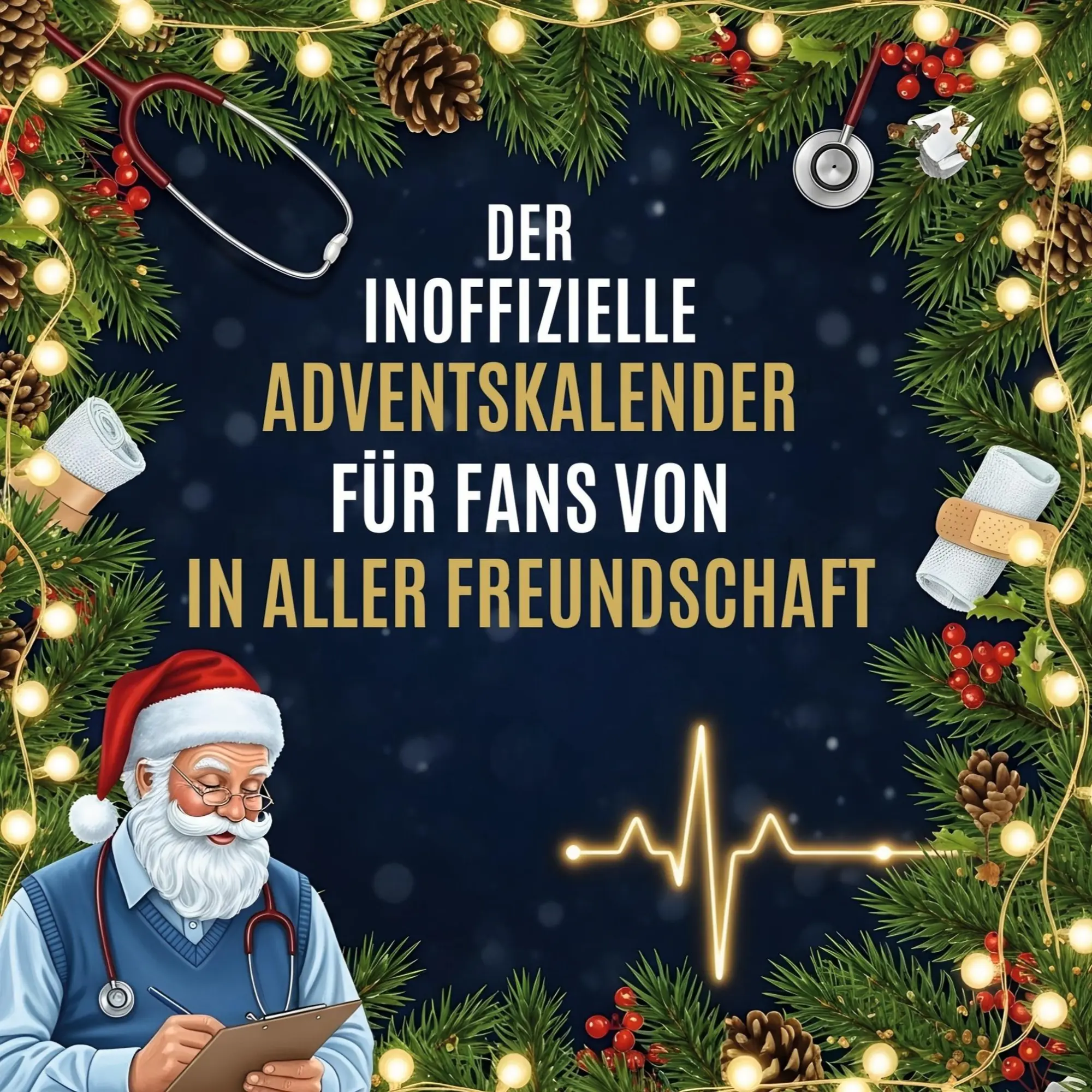 Cover: 9783695314508 | Der inoffizielle Adventskalender für Fans von In aller Freundschaft