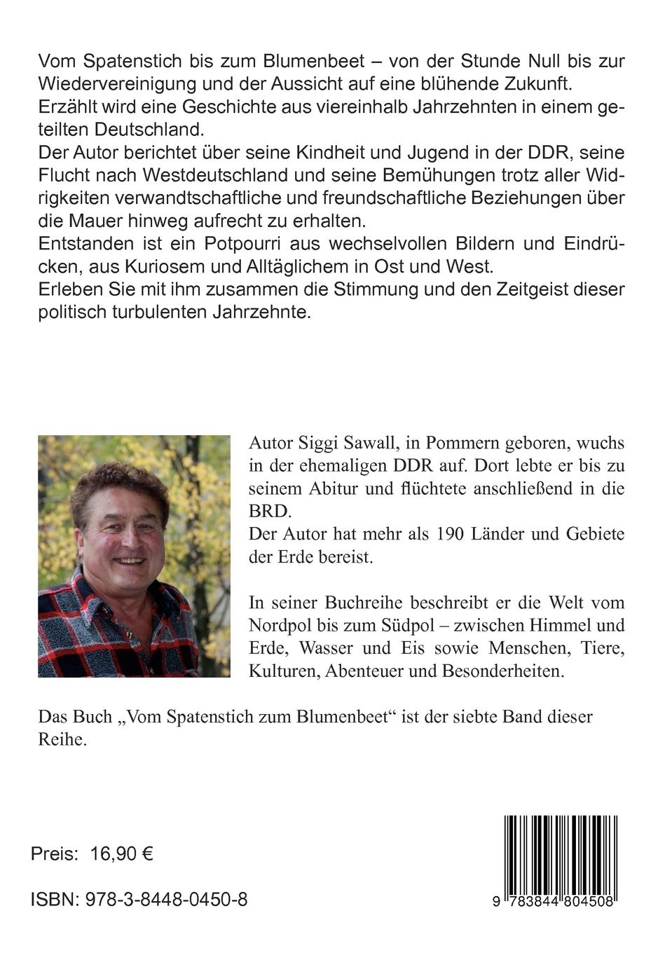 Rückseite: 9783844804508 | Vom Spatenstich zum Blumenbeet | Siggi Sawall | Taschenbuch | 140 S.