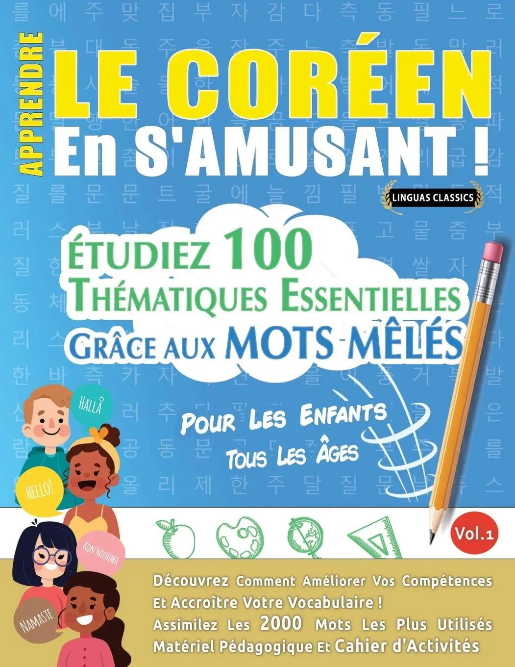 Cover: 9798896704508 | APPRENDRE LE CORÉEN EN S'AMUSANT - POUR LES ENFANTS | Linguas Classics