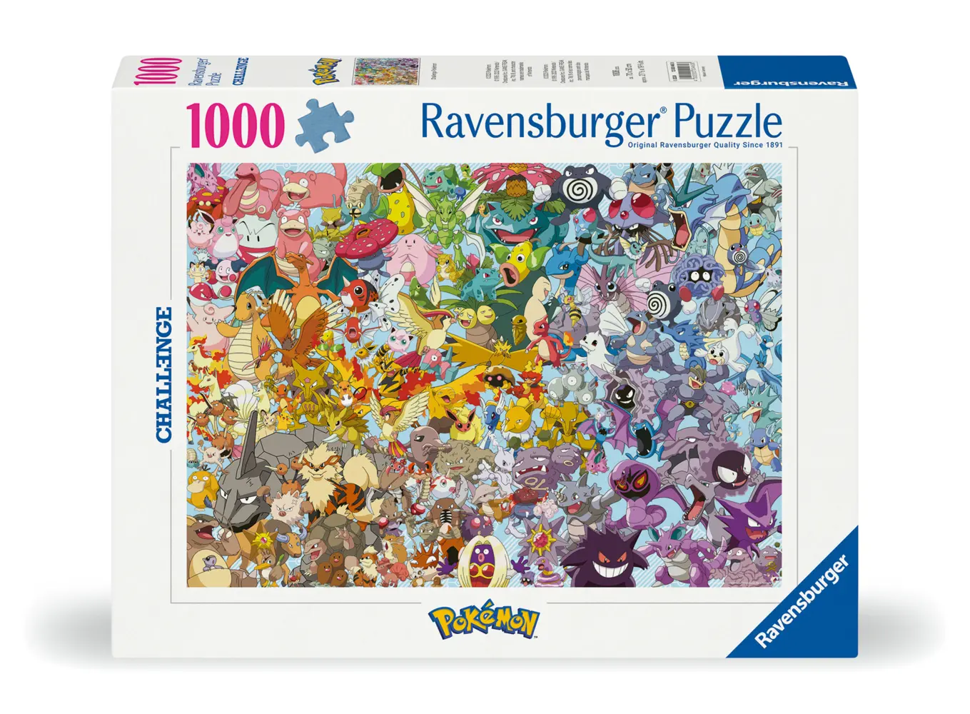 Cover: 4005555004608 | Erwachsenenpuzzle 1000 Teile - Challenge Pokémon | Spiel | Challenge