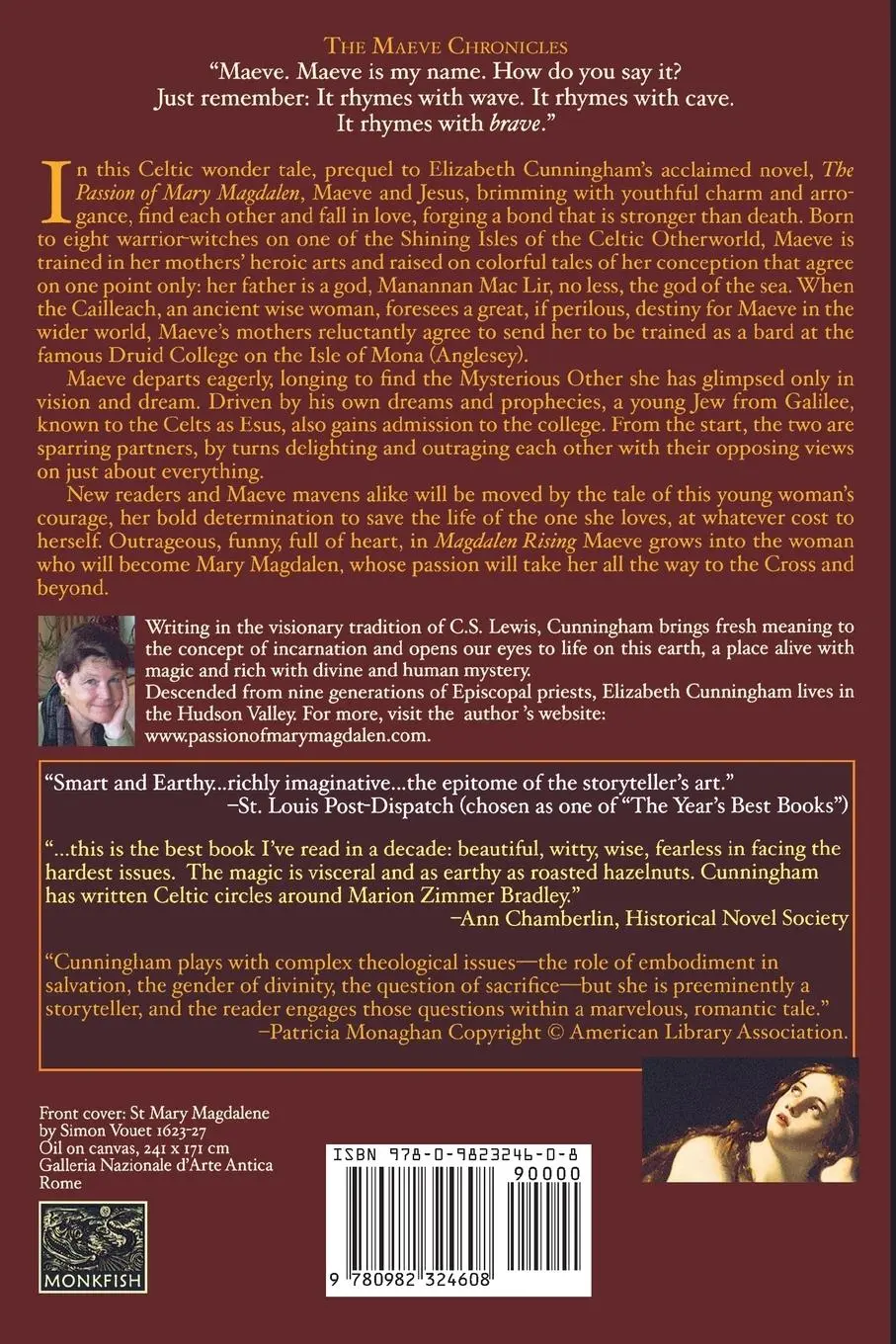 Rückseite: 9780982324608 | Magdalen Rising | The Beginning | Elizabeth Cunningham | Taschenbuch