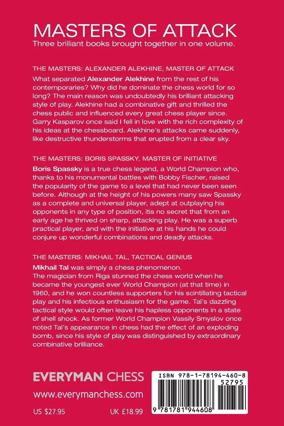 Rückseite: 9781781944608 | Masters of Attack | Alexander Raestsky (u. a.) | Taschenbuch | 2017