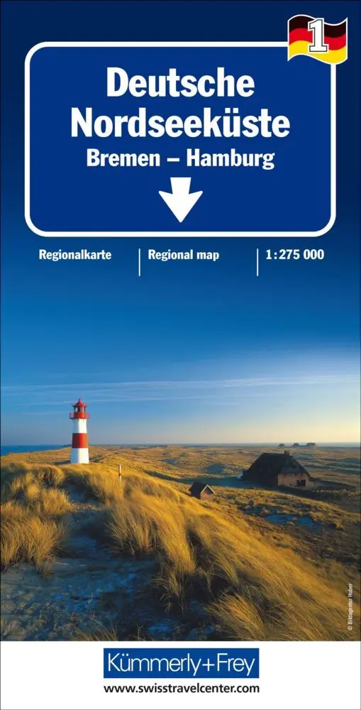 Cover: 9783259014608 | Deutsche Nordseeküste - Bremen, Hamburg Nr. 1 | (Land-)Karte | Deutsch