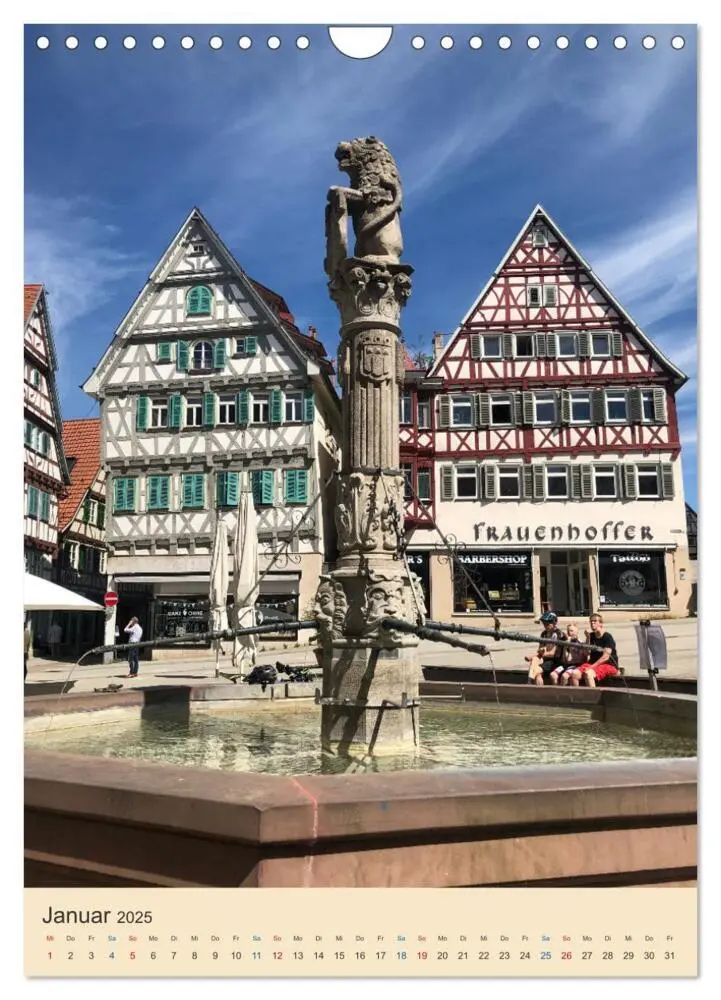 Bild: 9783435924608 | Herrenberg im Fokus (Wandkalender 2025 DIN A4 hoch), CALVENDO...