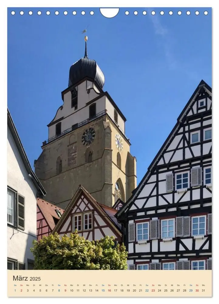 Bild: 9783435924608 | Herrenberg im Fokus (Wandkalender 2025 DIN A4 hoch), CALVENDO...
