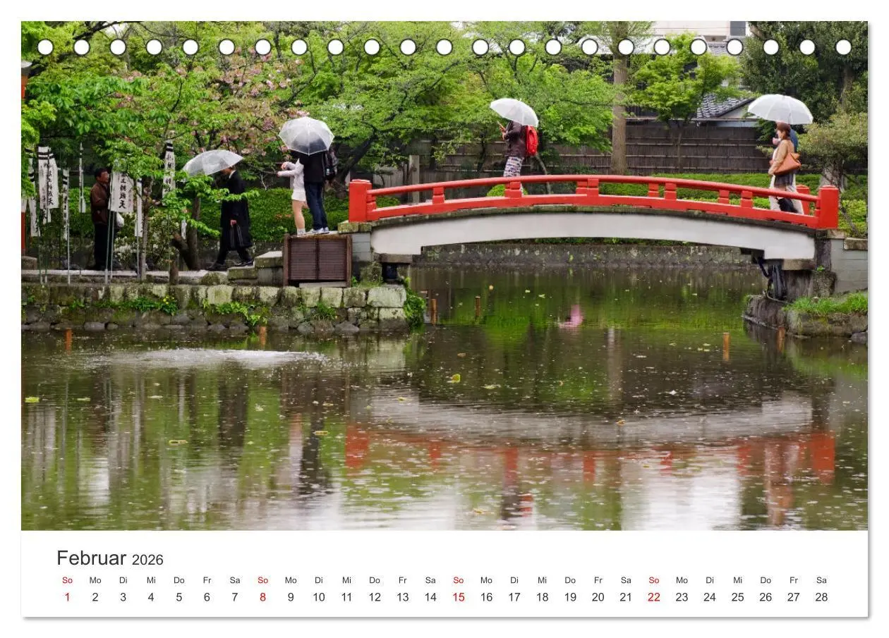 Bild: 9783457634608 | Gärten in Japan (Tischkalender 2026 DIN A5 quer), CALVENDO...