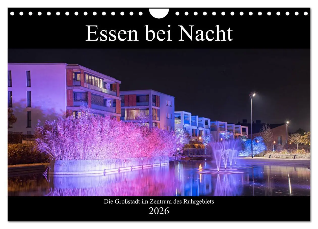Cover: 9783457874608 | Essen bei Nacht (Wandkalender 2026 DIN A4 quer), CALVENDO...
