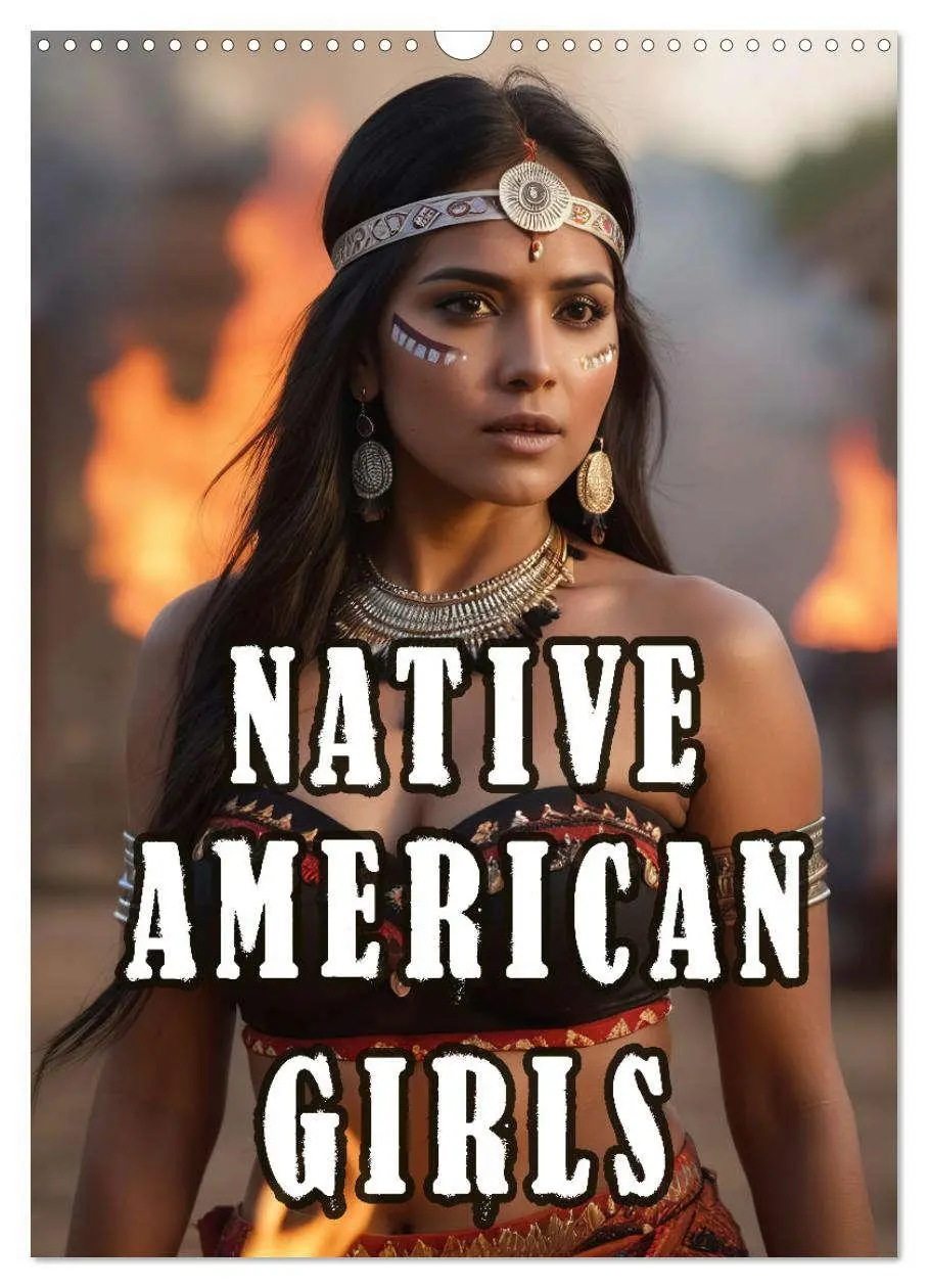 Cover: 9783516274608 | Native American Girls (Wandkalender 2026 DIN A3 hoch), CALVENDO...